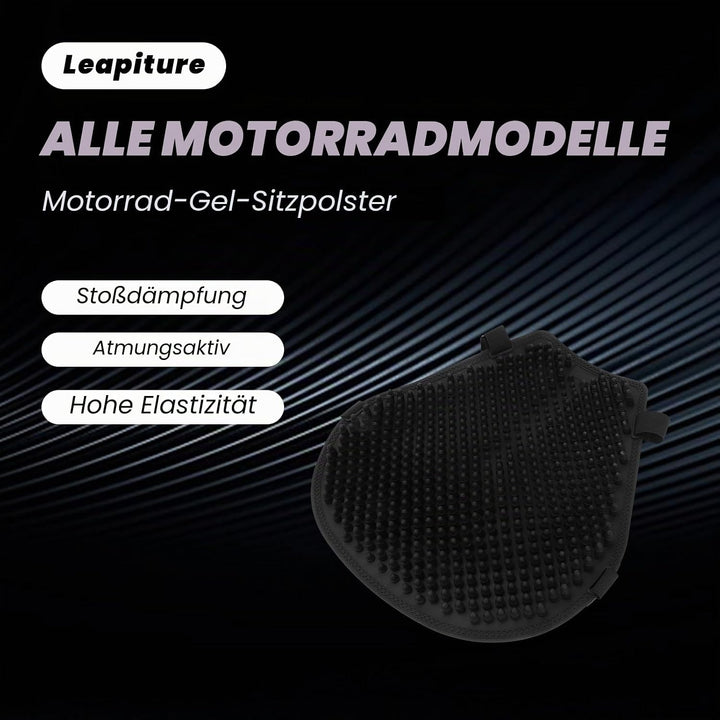 Leapiture Motorrad Sitzkissen Motorrad Gel Sitzkissen Kühlung unten Schock Absorption Druckentlastun