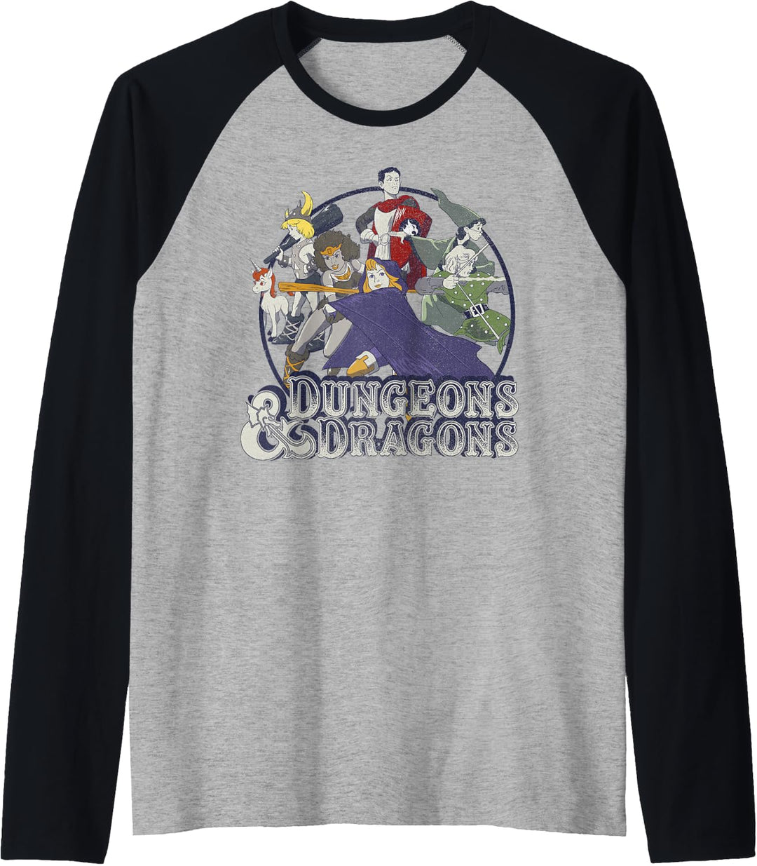 Dungeons &amp; Dragons Group Shot Badge Raglan