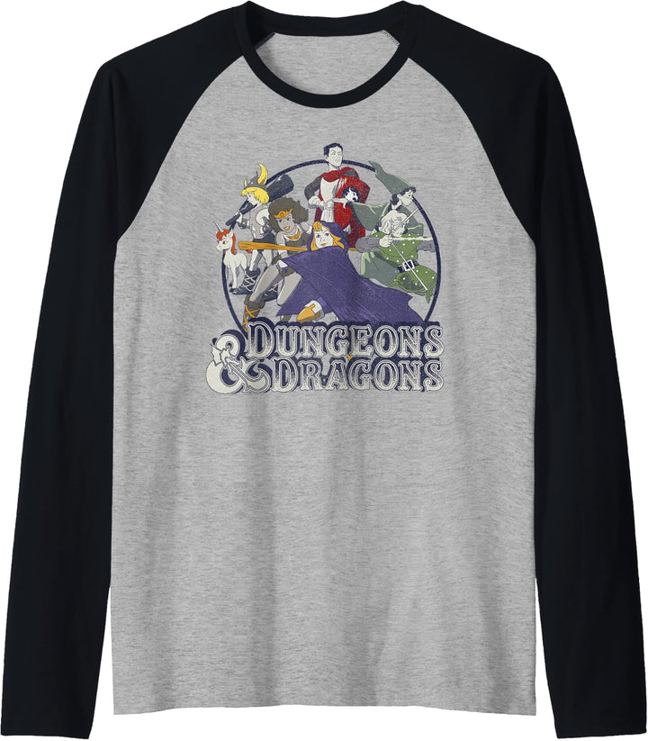 Dungeons &amp; Dragons Group Shot Badge Raglan