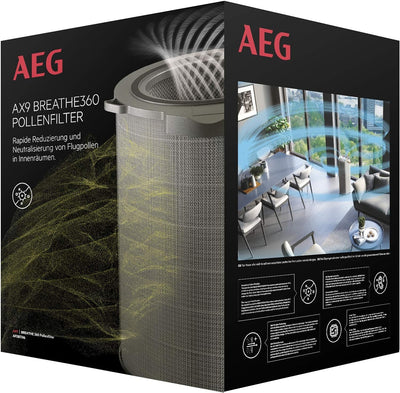 AEG AFDBTH6 Filter BREATHE360 (Passend für AX91-604DG & AX91-604GY Luftreiniger, reduziert 99% der P