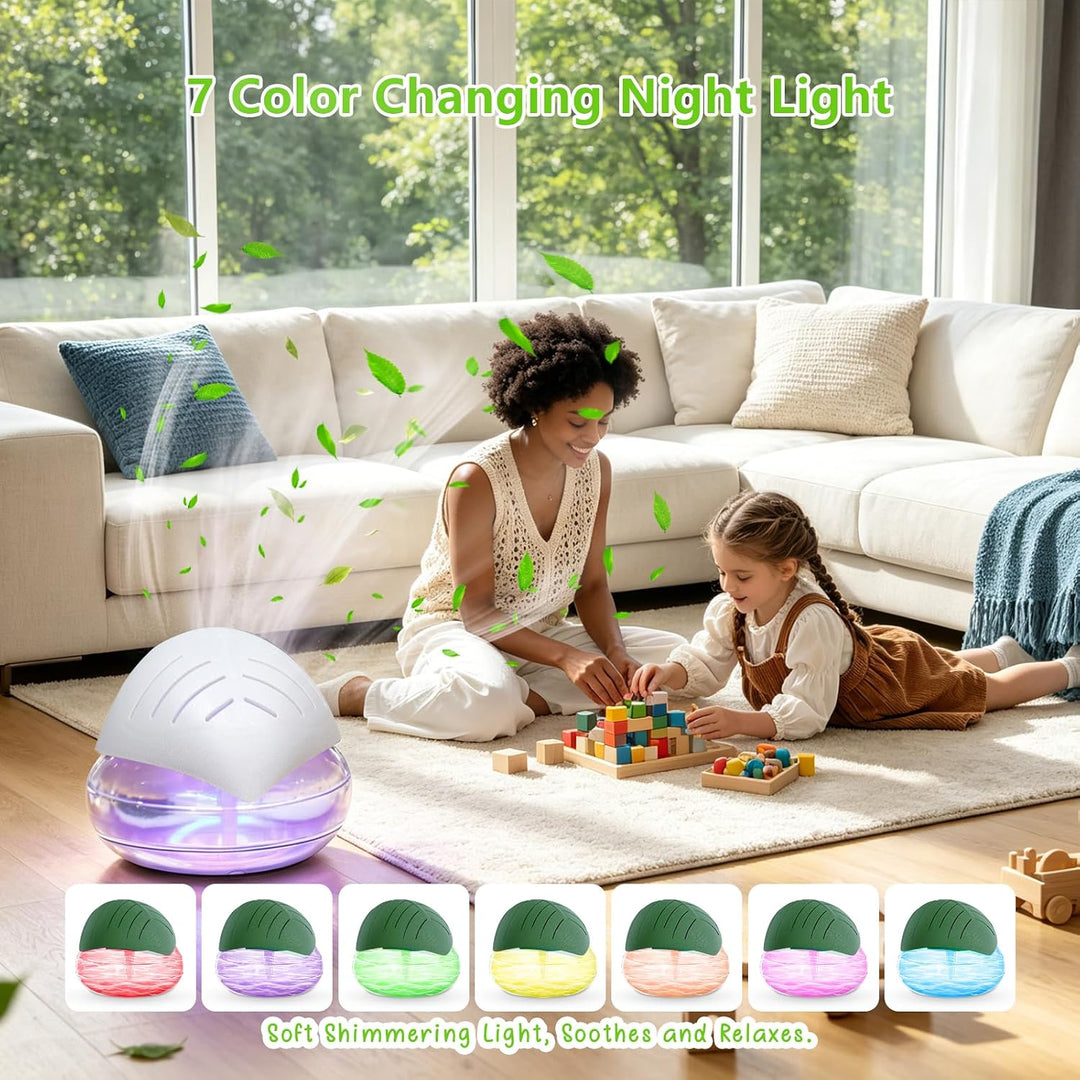 Lufterfrischer Luftbefeuchter Aroma Diffuser Ioniser with 30ml Essential Oils, Aromatisierer Raumluf