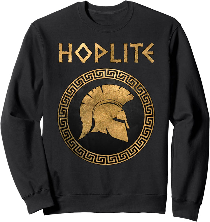 Griechisches korinthisches Helmsymbol der Hopliten Sweatshirt