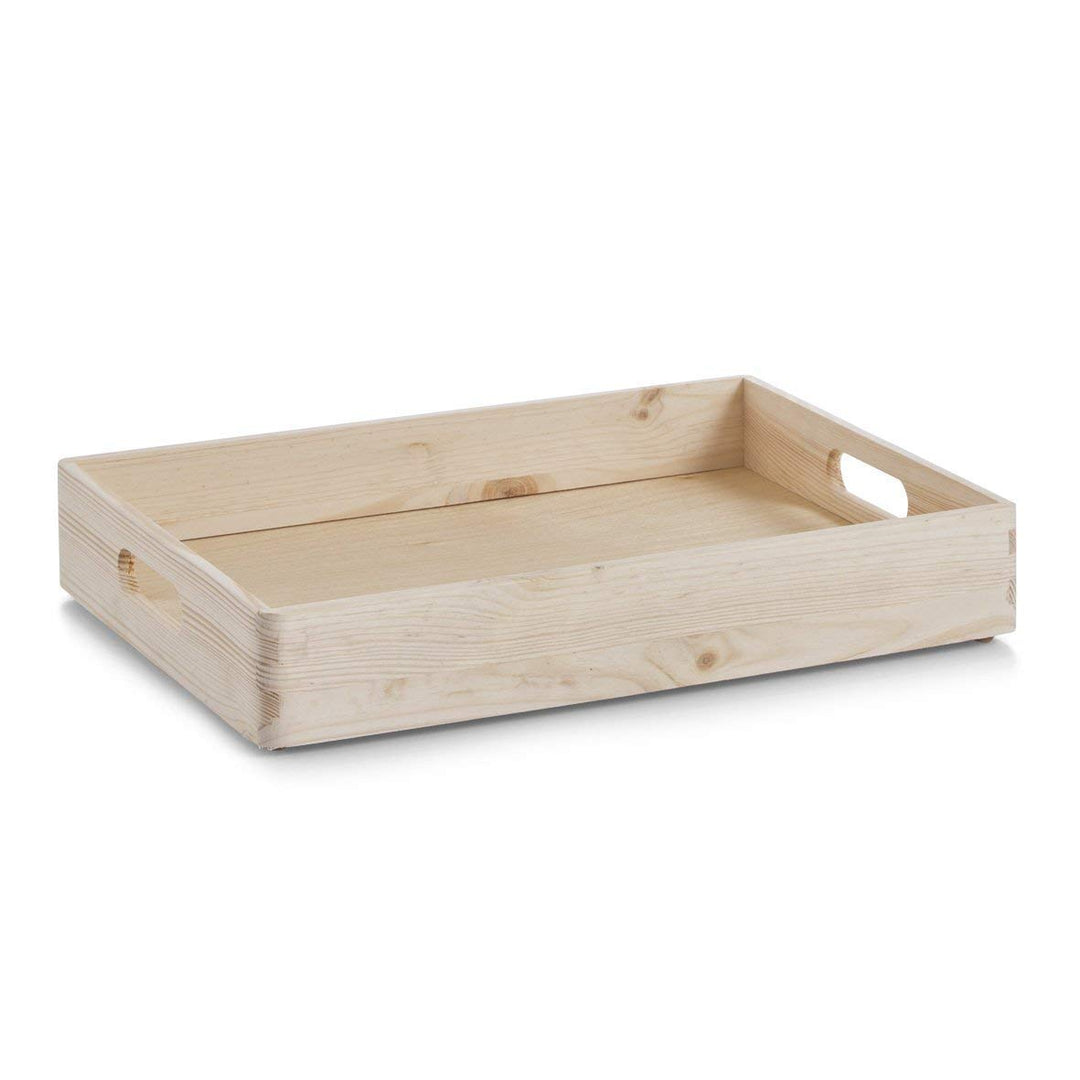 Zeller 13142 Allzweckkiste, Nadelholz, 40 x 30 x 7 cm, 40 x 30 x 7 cm
