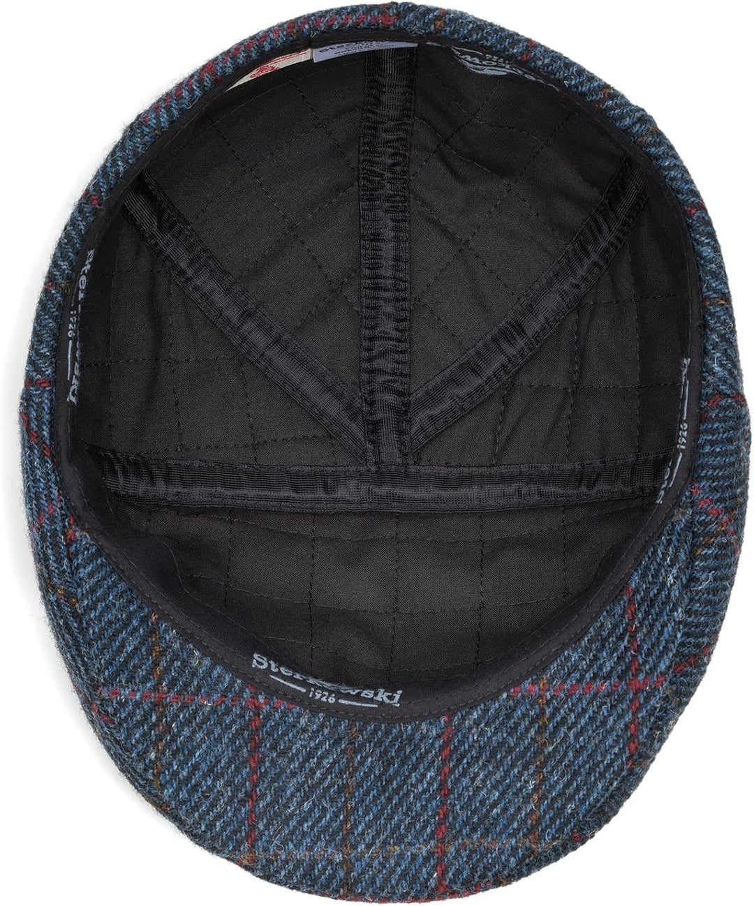Sterkowski Ivy Five | 100% Harris Tweed Schirmmütze für Herren und Damen | Elegant Praktisch Flat Ca