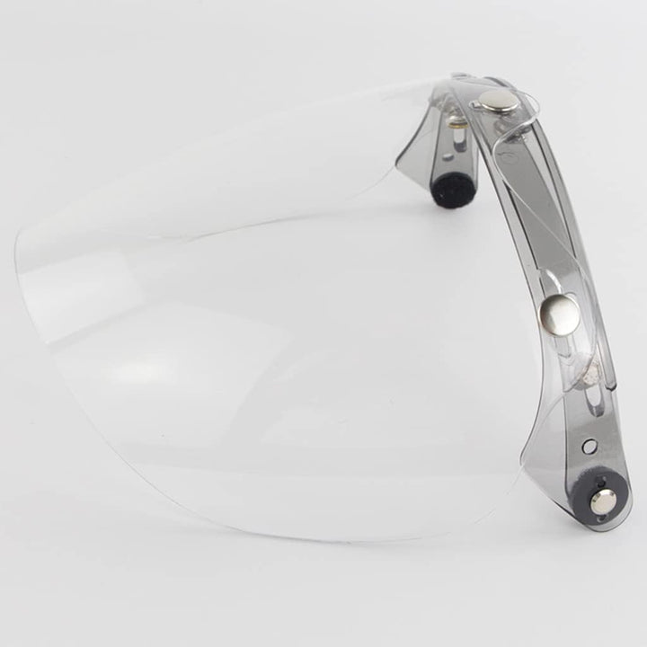 DANLINI Motorradhelme Objektiv, Jethelm Visier 3 Snap Shield Visier Bunt Helm Bubble Visier Motorrad