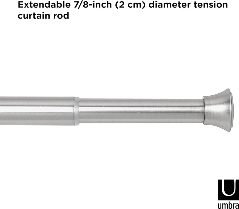 Umbra 244923-410-REM Chroma Spannstange - Verstellbare Spannstange für Gardinen und Gardinen, 36 bis