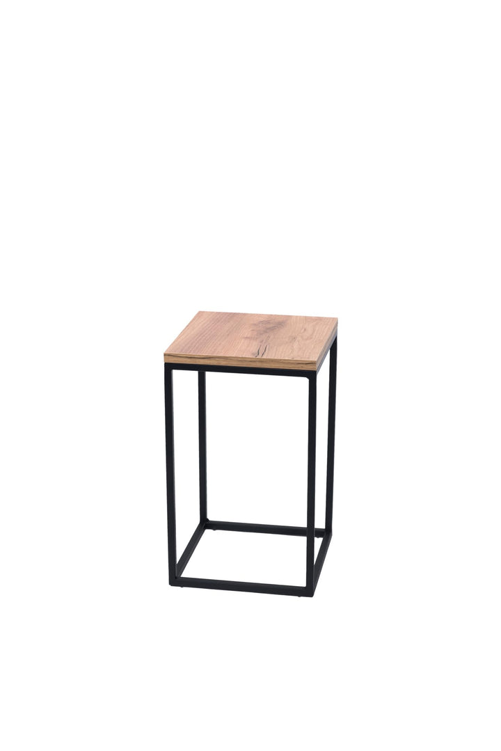 Pflanzenständer Craft - 24x24x40cm - Farbe Schwarz - für Zimmerblumen - Metallregal - dekorativer Ti
