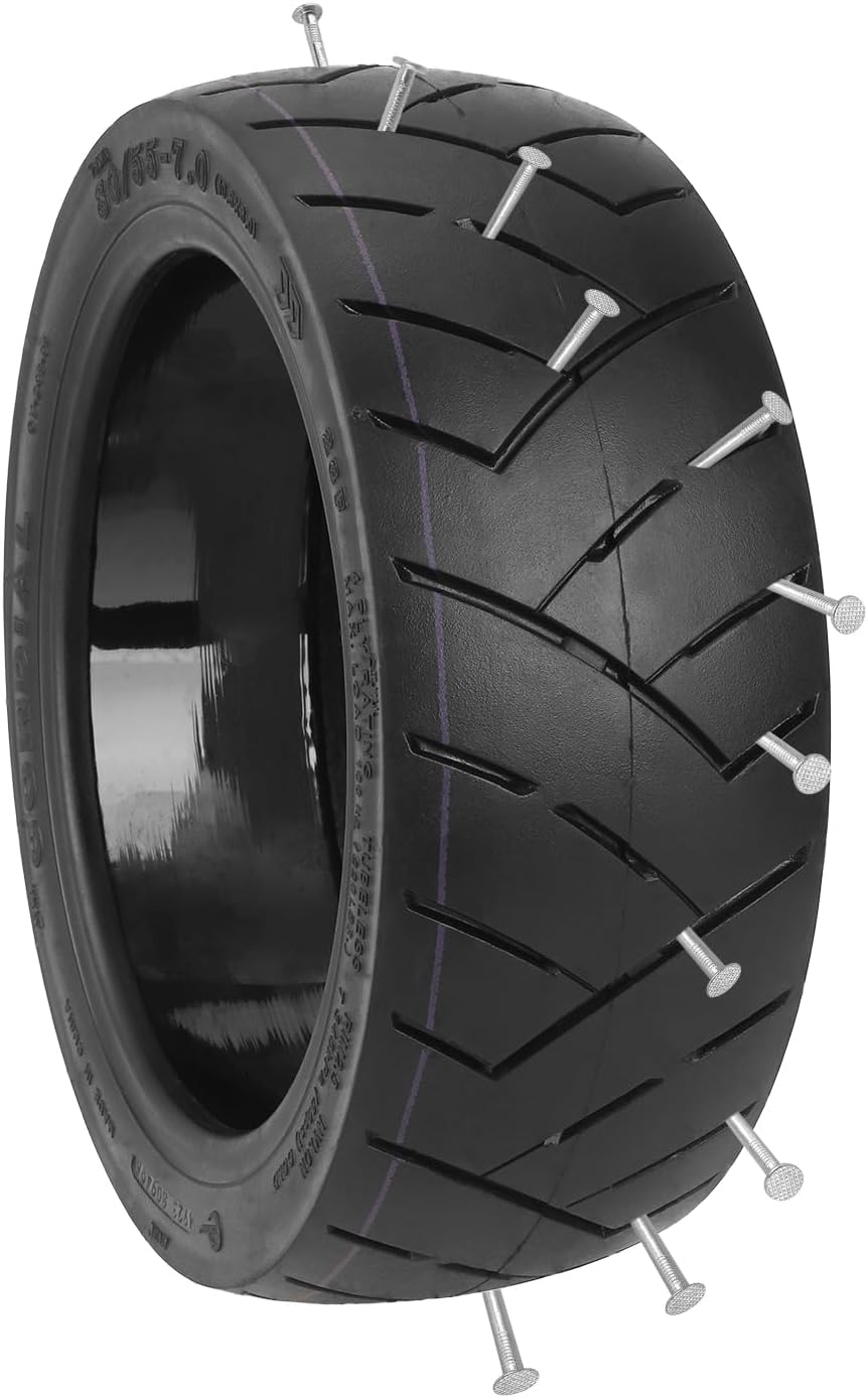 Fututech 80/55-7,0 (10,5 x 3,0) Vakuumreifen für Segway Ninebot P65 10,5 Zoll, selbstreparierbarer R