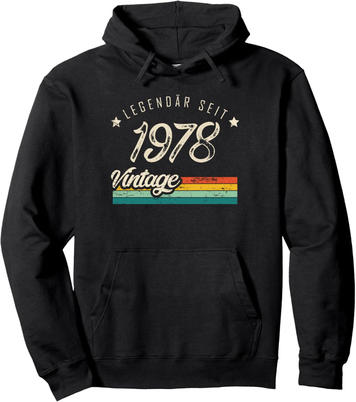 Legendär seit 1978 Vintage - Jahrgangs Pullover Hoodie