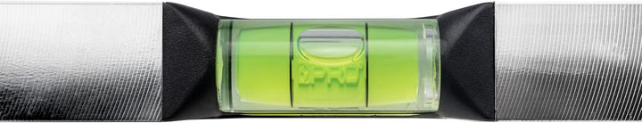 PRO800 Wasserwaage 120cm beidseitig gefräst mit Ergonomischen Profil - ERS+ (Easy Reading System) Pr