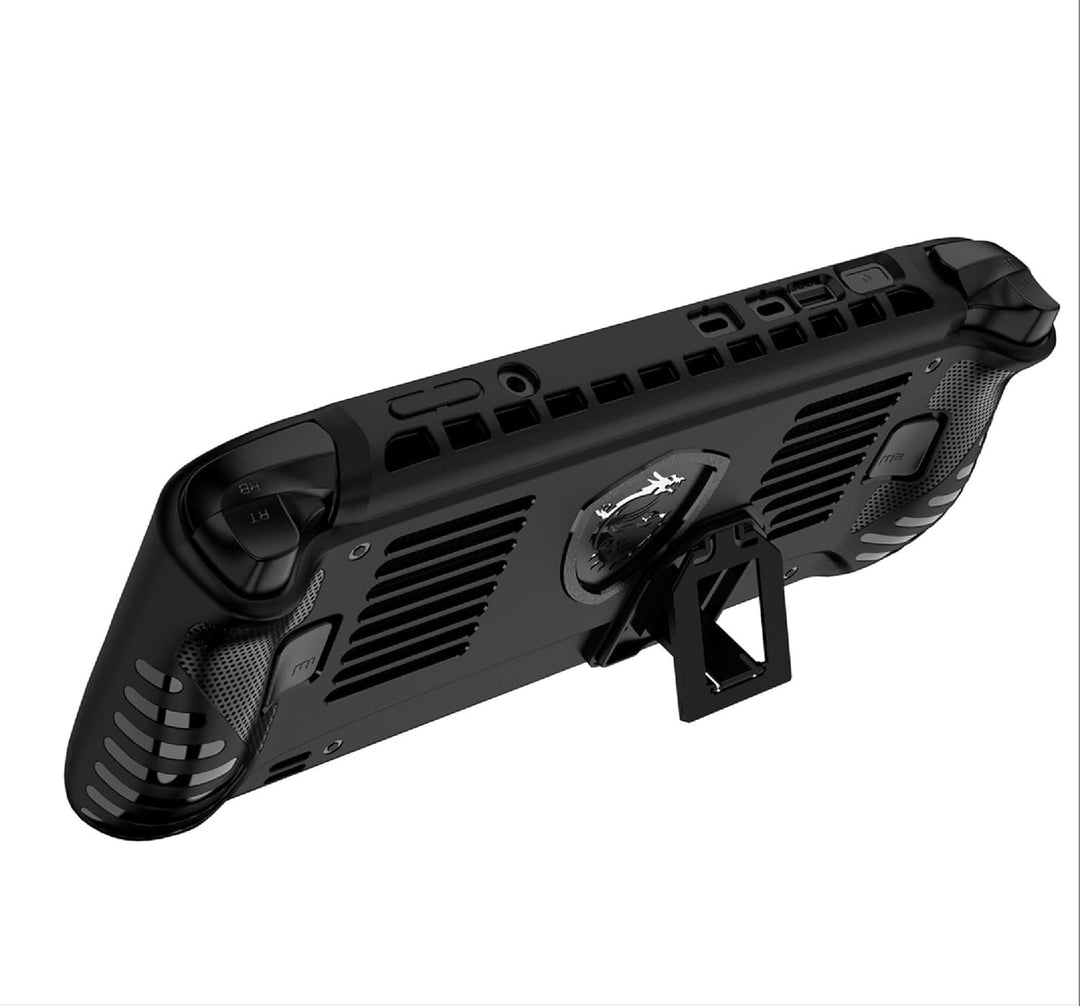GIOPUEY Hülle Kompatibel mit MSI Claw 8 AI+ - mit Ständer - weicher TPU Rahmen - rutschfest - Leicht