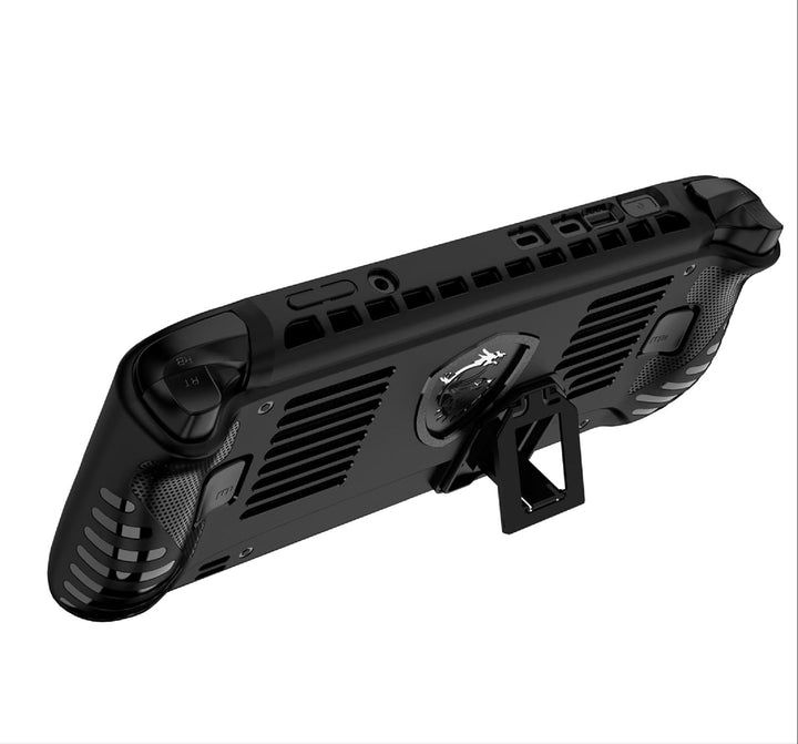 GIOPUEY Hülle Kompatibel mit MSI Claw 8 AI+ - mit Ständer - weicher TPU Rahmen - rutschfest - Leicht