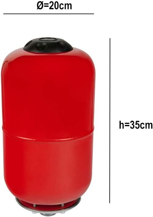 Ausdehnungsgefäss 8 Liter Druckkessel Membran Ausgleichsbehälter für Heizungsanlagen, 8 L