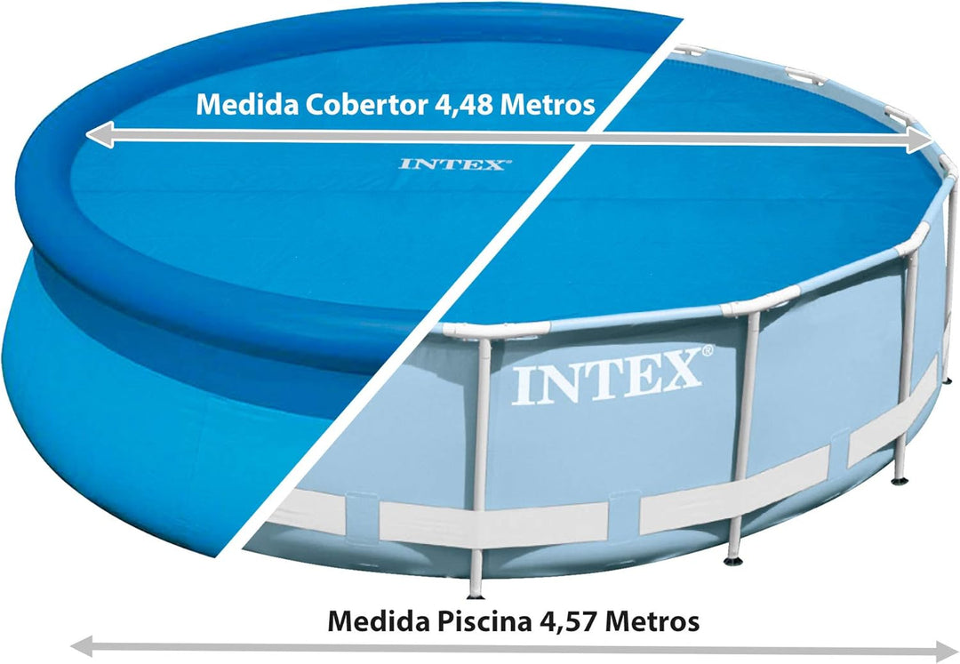 Intex Solar Cover Pool - Solarabdeckplane - Ø 457 cm - Für Easy Set und Frame Pool & Abdeckplane 280
