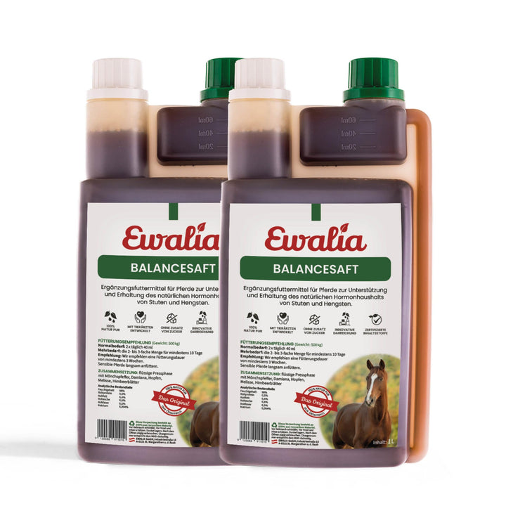 Generisch Ewalia Balancesaft für Pferde - Doppelpack - 2 x 1L 1 l (2er Pack), 1 l (2er Pack)