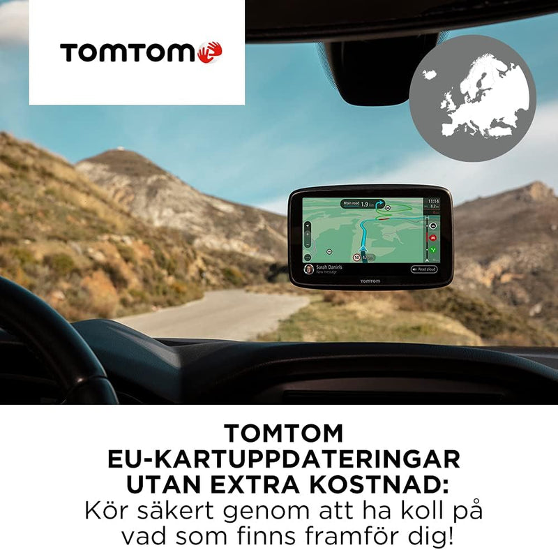 TomTom Navigationsgerät GO Classic (5 Zoll), Schwarz & Armaturenbretthalterung für alle TomTom Model