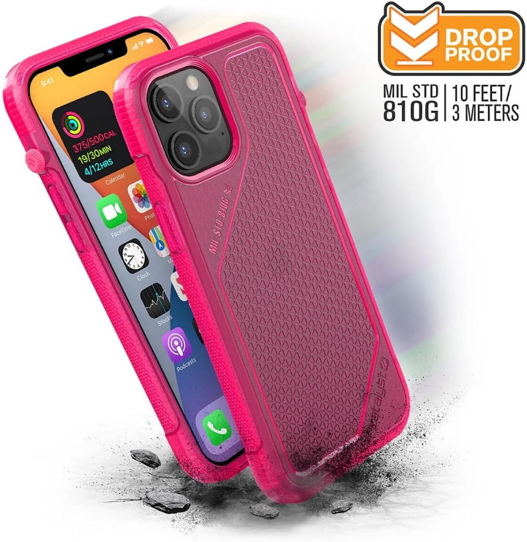 Vibe Series Hülle, designt für iPhone 12 Pro Max, patentierte drehbare Stummschaltung, 3 m fallfest,