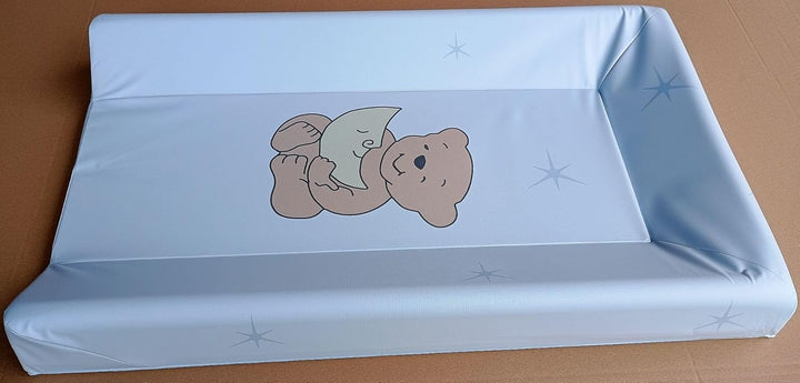Wickeltisch Wickelbrett Wickelplatte Wickeltischauflage 80x50 cm Phthalatfrei blau