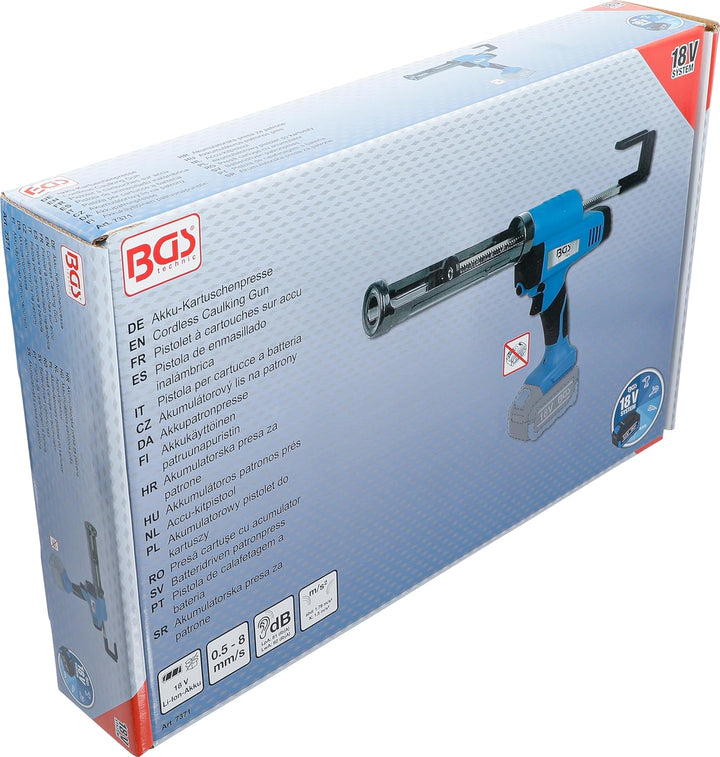 BGS 7371 | Akku-Kartuschenpresse | 18 V | ohne Akku Akku-Kartuschenpresse | ohne Akku, Akku-Kartusch