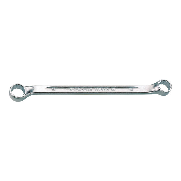 STAHLWILLE 41072123 41072123-Llave de DOS Bocas en Estrella Serie 23 peso 0,28 Kg, Silbern, 21 X 23