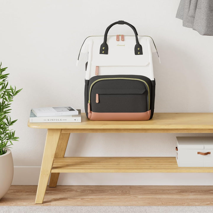 LOVEVOOK Rucksack Damen Laptop Rucksäcke mit Laptopfach 15.6 Zoll | Schulrucksack Mädchen Teenager