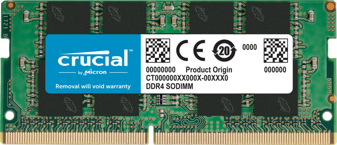 Crucial RAM CT32G4SFD8266 32GB DDR4 2666MHz CL19 Laptop Arbeitsspeicher 2666MHz 32GB, 2666MHz 32GB
