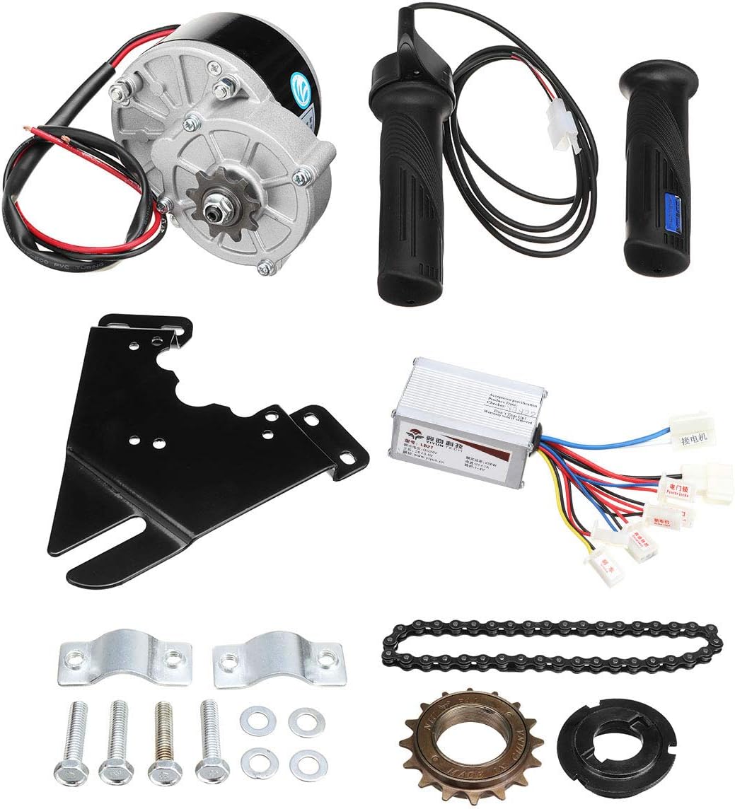 C-FUNN Elektrofahrrad-Umbau-Set, 24 V, 250 W, Roller-Controller-Set für normales Fahrrad (20-28 Zoll