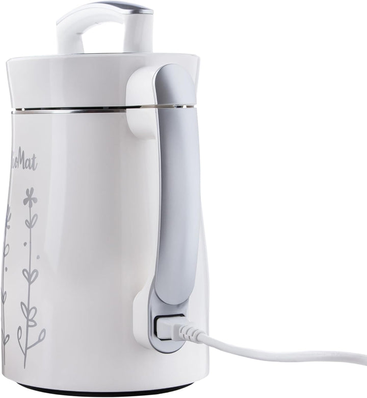 8-in-1 Pflanzlicher Milchbereiter | Bereiten Sie 1,2L natürliche Mandelmilch, Sojamilch, Hafermilch,