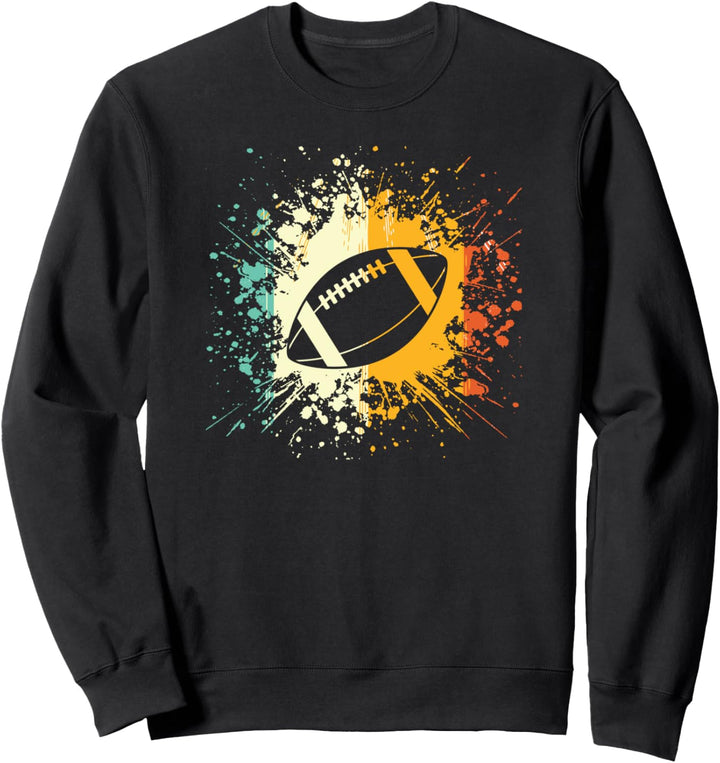 Retro American Football Spieler Geschenk - Vintage Sweatshirt