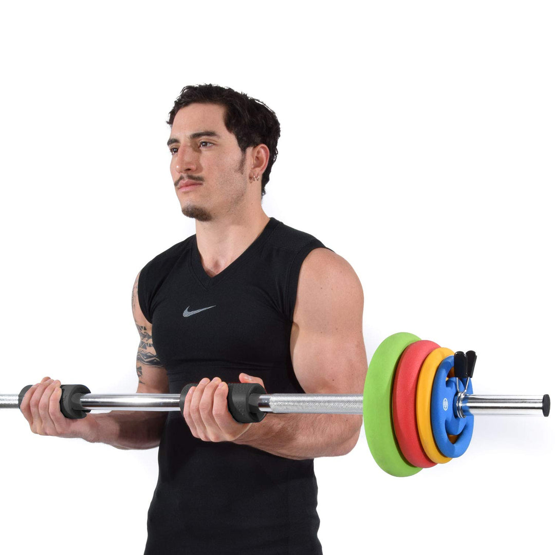 Oliver Prime Pump - Langhantel Set für Fitness & Krafttraining – Studio Qualität, verschiedene Gewic