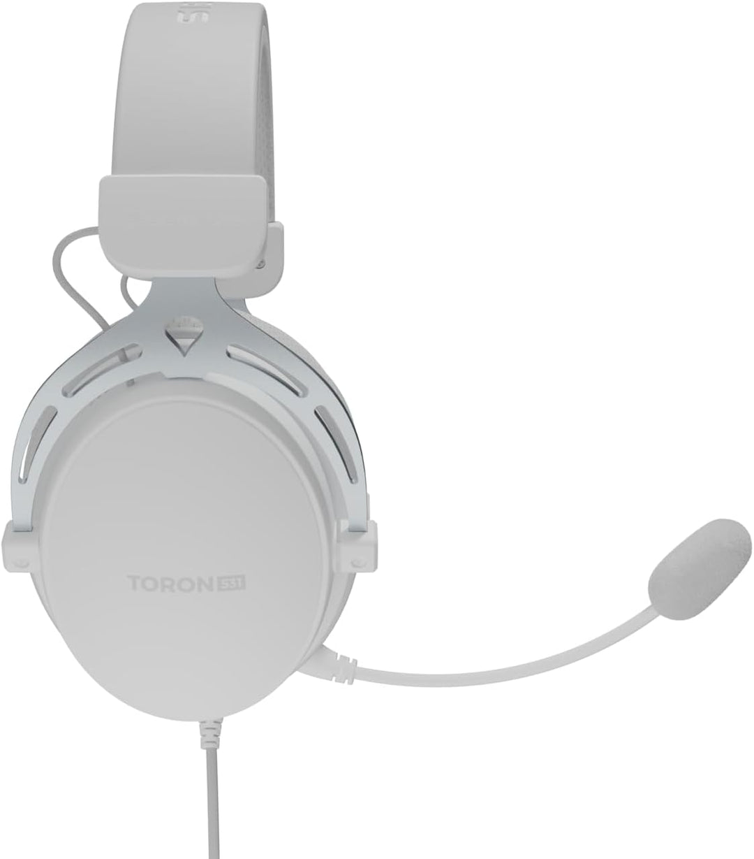 Genesis Toron 531 Gaming Headset – Over-Ear Kopfhörer mit 50 mm Treibern, abnehmbares Mikrofon, 3,5