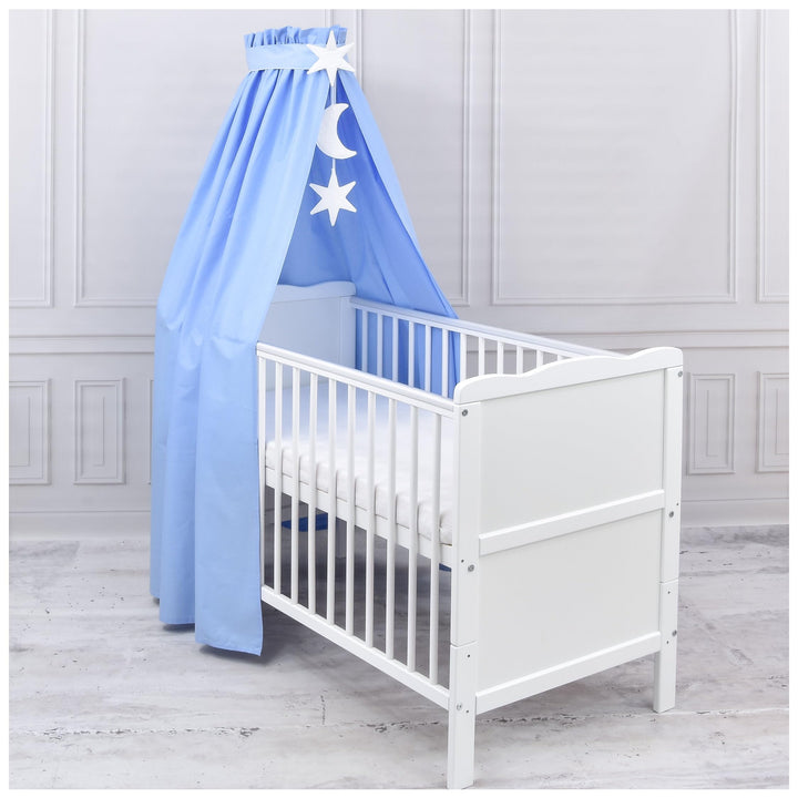 Generisch Baby Delux Babybett Himmel Betthimmel Baumwolle Baldachin für Babybett Kinderbett Wiege St