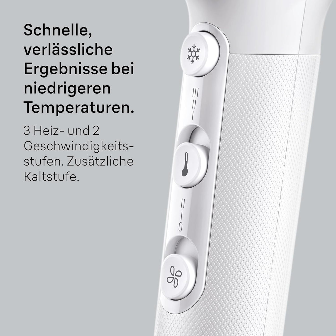 Braun Haartrockner HD2.1, Haartrockner mit Düse, 2100W mit 3 Temperatur- und 2 Geschwindigkeitsstufe