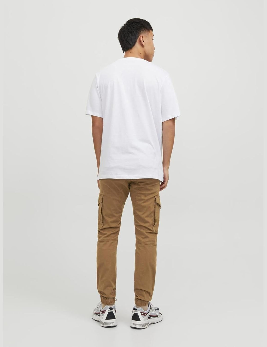 JACK & JONES Male Cargo-Hose Slim Fit Cargo-Hose 27W / 32L Rubber, 27W / 32L Rubber