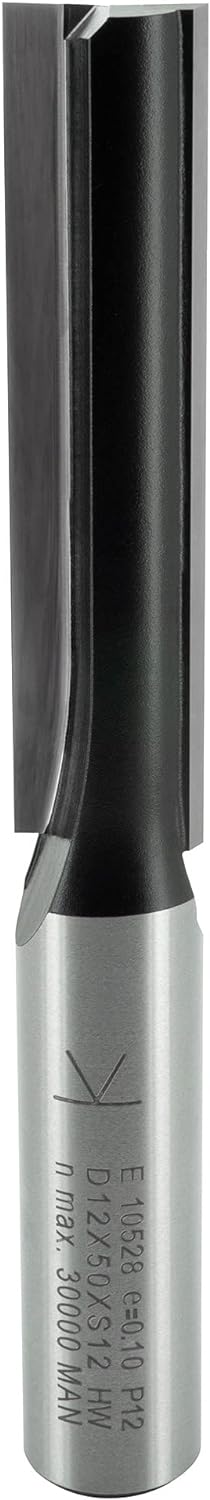 ENT 10528 Nutfräser HW, Schaft (S) 12 mm, Durchmesser (D) 12 mm, NL 50 mm, SL 40 mm, GL 94 mm D=12 /