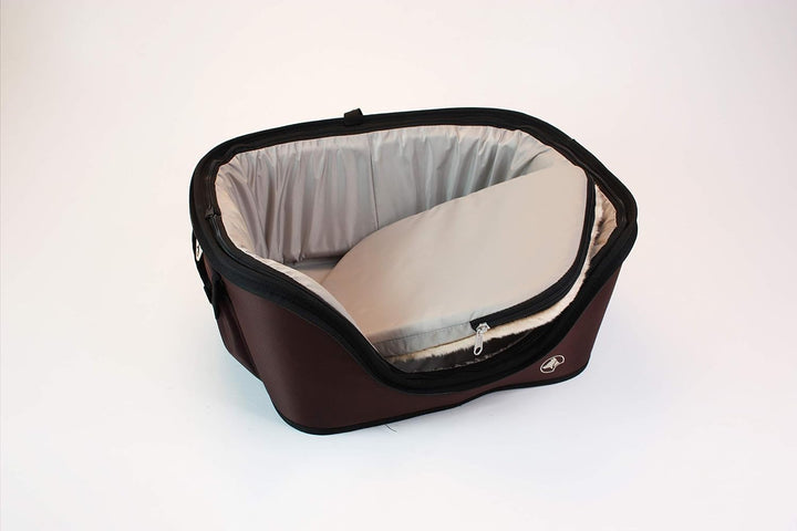 Croci Fast&amp;Easy Carrier 2in1 - Transportbox und Transportbox für Hund und Katze, Umhängetasche für H
