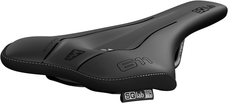 SQlab Unisex – Erwachsene 611 Ergowave Active 2.1 MTB Tech & Trail Fahrradsattel 13 cm Single, 13 cm