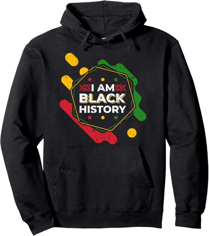 Ich bin schwarz Geschichtsmonat Februar Schwarze Geschenke Pullover Hoodie