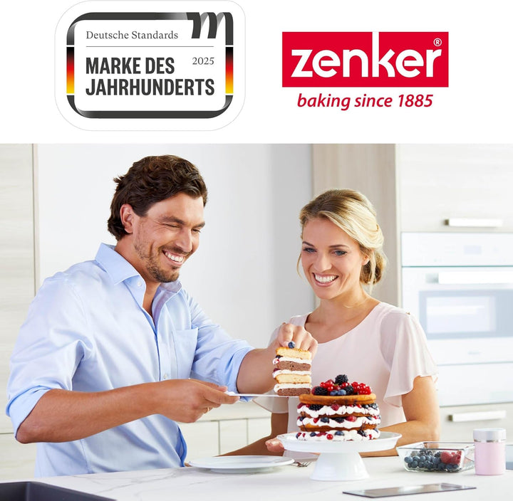 Zenker Müsliriegel Backform – Silikonform zum Backen von 12 Riegel – Müsliform aus Silikon mit Antih