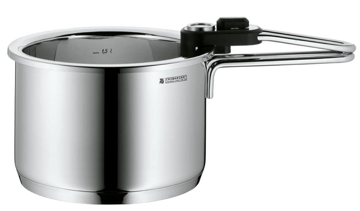 WMF Simmertopf mit Temperaturanzeige 1,5l, Milchtopf Induktion, Wasserbadkocher herausnehmbaren Eins