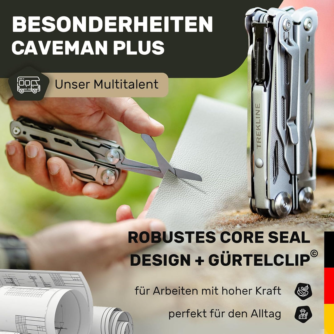 Premium Multitool Werkzeug [rostfreier Edelstahl] Survival Multifunktionsmesser perfektes Camping Zu