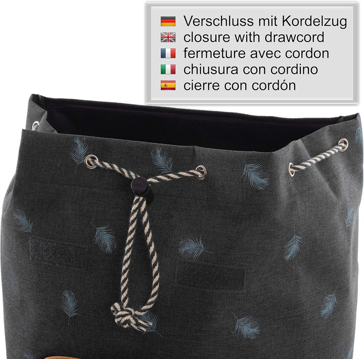 Andersen Shopper Royal Alu klappbar mit Metall-Speichen Rad Ø 25cm und 41 Liter Tasche Holm anthrazi