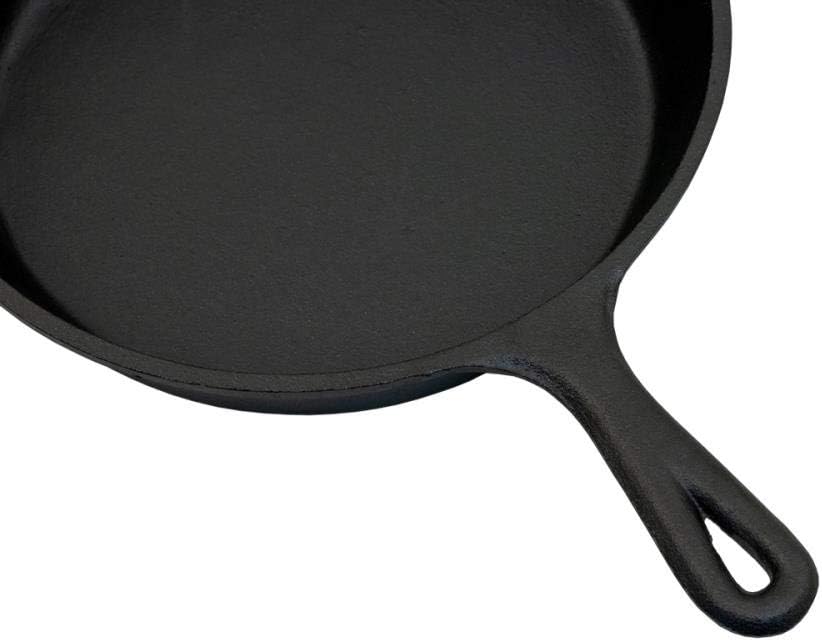 Schickling Gusspfanne - Gusseisenpfanne - Eisenpfanne - Bratpfanne aus Gusseisen - Ø26cm - Grillpfan