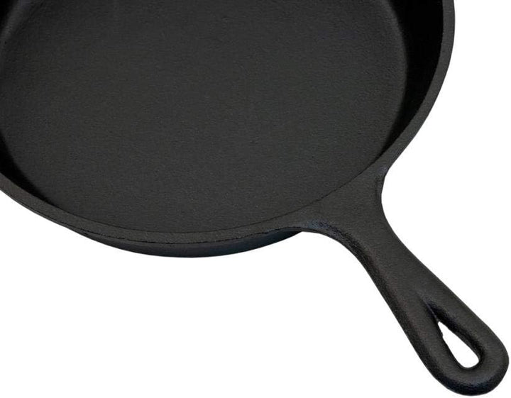 Schickling Gusspfanne - Gusseisenpfanne - Eisenpfanne - Bratpfanne aus Gusseisen - Ø26cm - Grillpfan