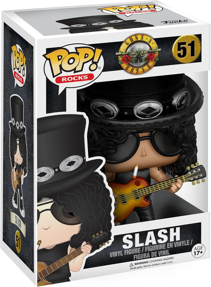 Funko Pop! Vinyl: Rocks: GN'R: Slash - Guns N Roses - Vinyl-Sammelfigur - Geschenkidee - Offizielle