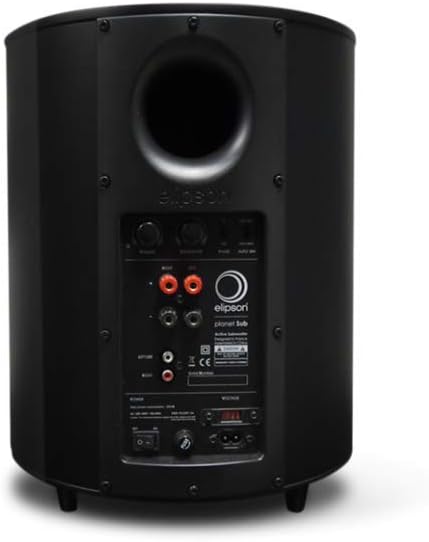 Elipson Planet Sub aktiver Design-Subwoofer, Schwarz Hochglanz