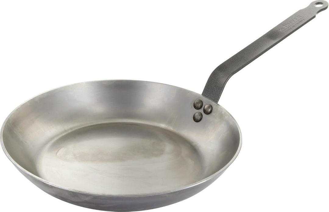 DE Buyer 5110.28 Carbone Plus Lyonnaise Bratpfanne, Stahl, Ø 28 cm