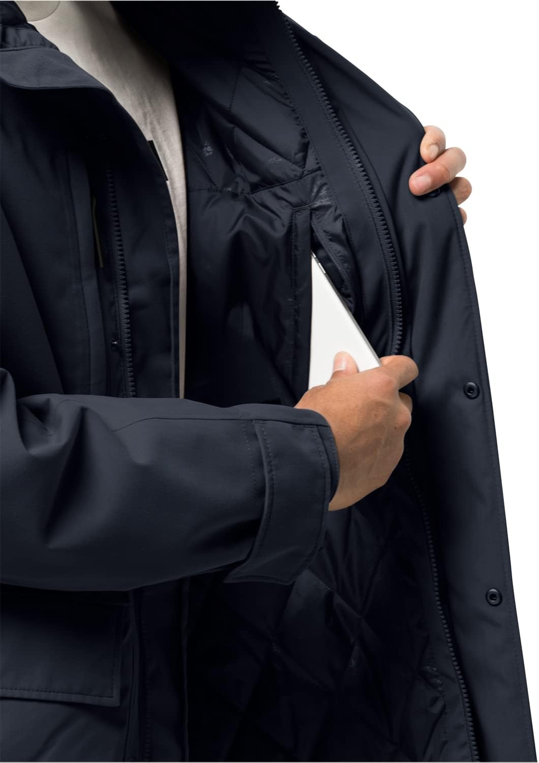 Jack Wolfskin Herren West Coast Jacket Wetterschutzjacke XL night blue, XL night blue