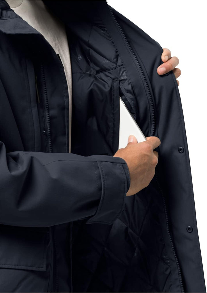 Jack Wolfskin Herren West Coast Jacket Wetterschutzjacke XL night blue, XL night blue