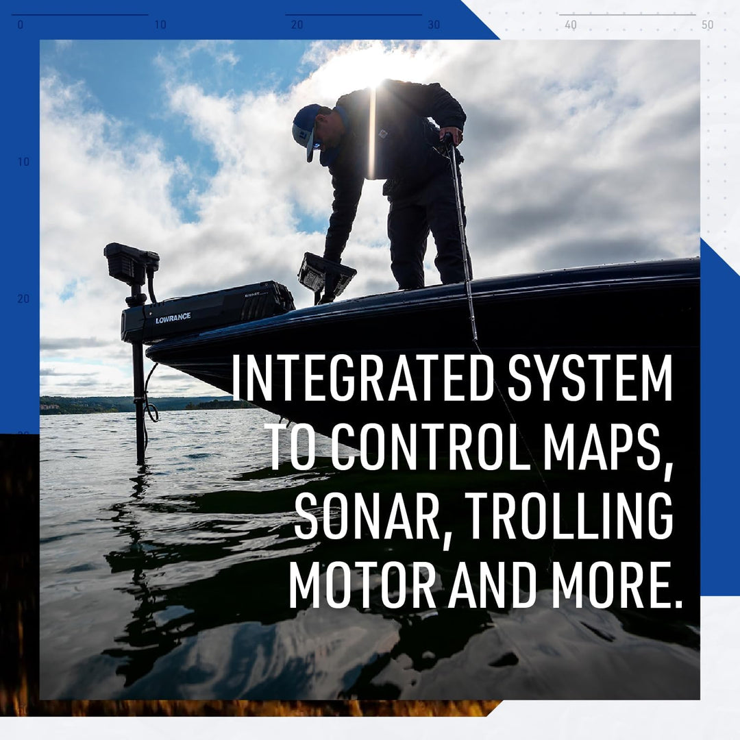 Lowrance Elite FS 9 Fischfinder mit 3-in-1 Active Imaging Wandler, vorgeladen, C-MAP Konturen+Grafik